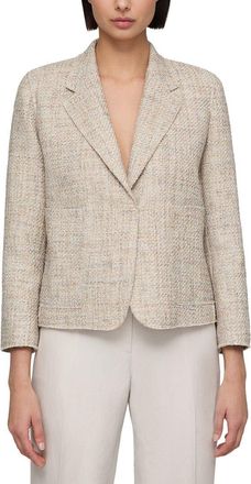 Lafayette 148 New York Boyfriend Cropped Blazer