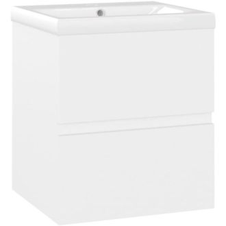 vidaXL Mueble Con Lavabo Madera De Ingenier&iacute;a Blanco Vidaxl