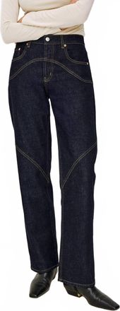 Rails Del Mar Saddle Seam Jeans In Midnight Blue