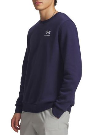 Under Armour Icon Fleece Crewneck Sweatshirt in Midnight Navy at Nordstrom, Size Xx-Large