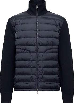 Moncler Moncler Padded Zip-up Cardigan, Men, Blue, Size: 3xl