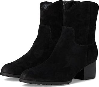 Vionic Bishop Western Boots Womens Boots Black Waxy Suede : 8 M, Rubber/Suede