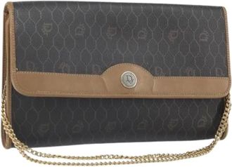 Dior Pre-owned Borsa a tracolla vintage in PVC a nido dape - - Pre-owned - Donna - Marrone - ONE SIZE