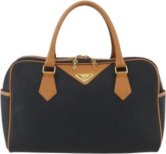 Saint Laurent Pre-owned Handbags, female, Black, Size: ONE SIZE Pre-owned Canvas handbags