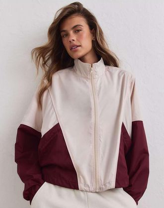 Aim'n giacca tuta antivento Balance color merlot-Rosso