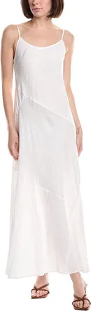 Michael Stars Cecily Patchwork Linen Midi Dress