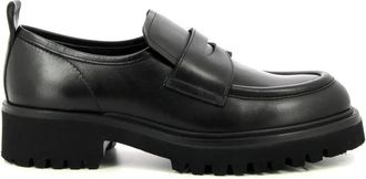Guglielmo Rotta Wyatt Moccasin - Dames - Loafers - Zwart - 38 1/2 EU - Leer - Schoenen