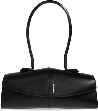 Jil Sander Linea Bag - Dames - Schoudertassen - Zwart - ONE Size - Leer - Tassen