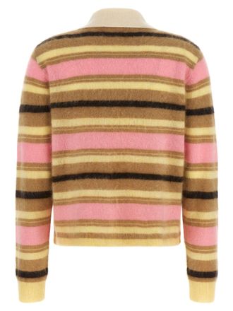Guest In Residence Grizzly Cropped Rugby Polo - Pink