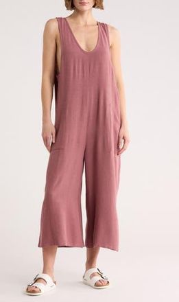 Treasure & Bond Sleeveless Wide Leg Jumpsuit in Brown Rose at Nordstrom Rack, Size X-Small