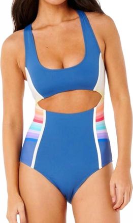 Rip Curl Surf Revival One Piece In 9435 Vintage Navy