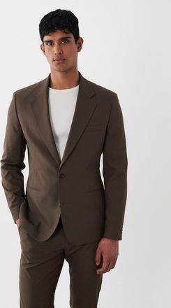Asos Blazer da abito skinny marrone scuro