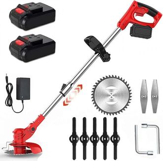 OEM Cortac&eacute;sped, 24 V, 2 Bater&iacute;as, 1 Cargador, 3 Cuchillas, Para Jard&iacute;n Dom&eacute;stico