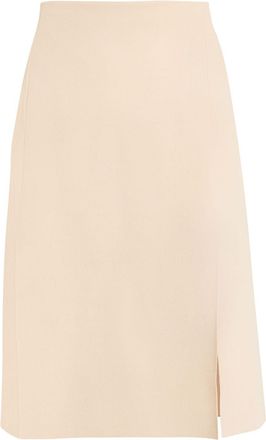 Stella McCartney front-slit knitted skirt - women - Polyester/Viscose/Polyamide/Elastane/Viscose/Polyester - S - Neutrals