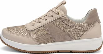 Ara Sneaker - Dames - Schoenen - Beige - Maat: 37 1/2 EU Leer