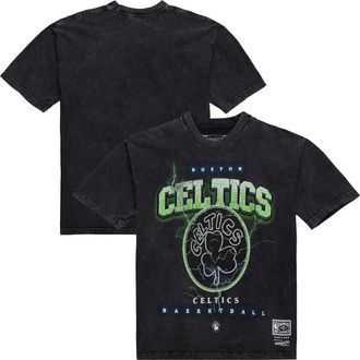 Mitchell & Ness Unisex Mitchell & Ness Black Boston Celtics Hardwood Classics Vintage Voltage Premium Heavyweight T-Shirt at Nordstrom, Size Medium
