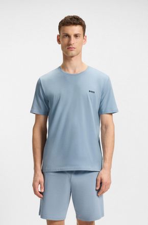 HUGO BOSS T-Shirt BOSS Mix&Match T-Shirt R, Herren, Gr. XL, blau (open blau 483), Single Jersey, Obermaterial: 95% Baumwolle, 5% Elasthan, Basic, Rundhals, eing
