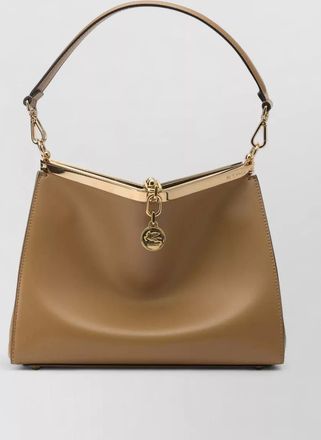 Etro vela calf leather shoulder bag