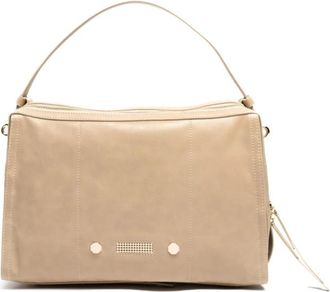 Clio Goldbrenner Maia Classic Handtas Sand - Dames - Handtassen - Beige - ONE Size - Tassen