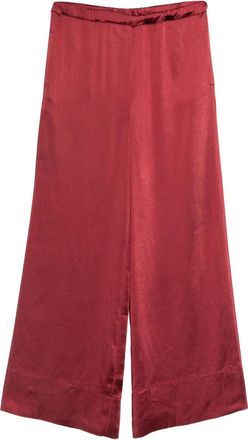 The Nina Studio elasticated-waistband trousers - Red