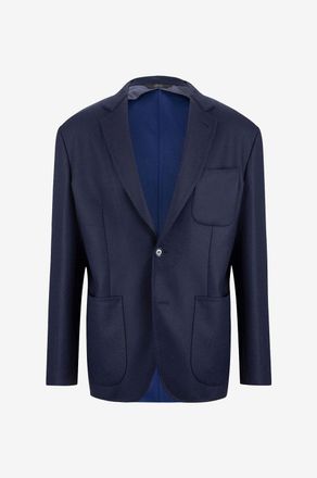 Brioni Einreihiger Blazer aus Wolle und Seide