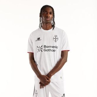 New Balance Bayer 04 Leverkusen Mens New Balance 26/27 Third Short Sleeve Jersey Polyester, size X-Large