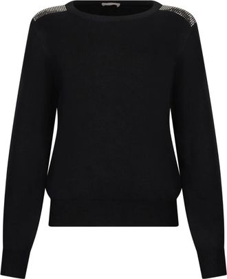Liu Jo bead-embellished top - Black