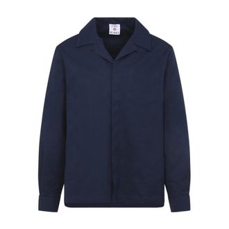 Casablanca Msp 26Sh 22901 Shirt - Heren - Zomerjassen - Blauw - L - Katoen - Jassen