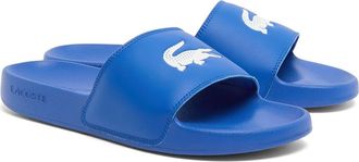 Lacoste Serve Slide Sandal in Blue/White at Nordstrom Rack, Size 12