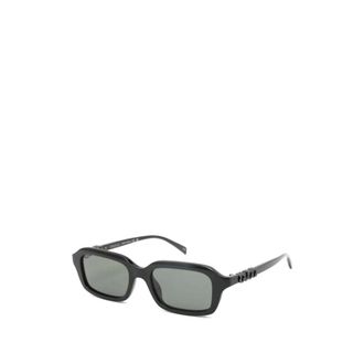 Gucci Rectangular Frame Sunglasses - female - Gucci - Sunglasses - Black - 50 MM - Accessories