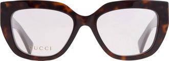 Gucci Demo Square Ladies Eyeglasses GG1847O 004 53