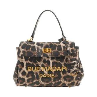 Rue Madam Shoulder Bags, female, Brown, ONE SIZE, Animal Print Mini Shoulder Bag