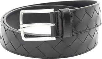 Bottega Veneta Cintura Intrecciato in pelle anni 2020 - Nero
