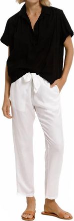 Cali Dreaming Pull-On Boardwalk Pant In Ivory