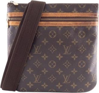 Louis Vuitton Pre-owned Canvas Cross Body Bag - Dames - Vintage Schoudertas - Bruin - ONE Size - Vintage