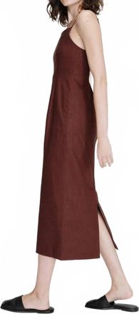Grace & Mila Vernays Midi Dress In Chocolate