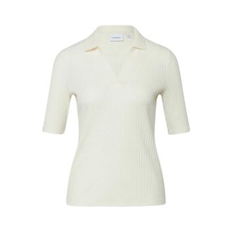 Comma Polo shirt - Dames - Tops - Wit - Maat: XL