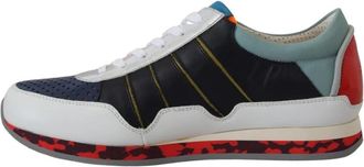 Dolce & Gabbana Multicolor Low Top Logo Sneakers - Heren - Sneakers - Veelkleurig - 41 EU - Leer - Schoenen