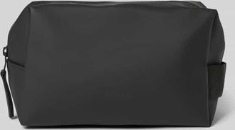 Rains Kulturtasche mit Logo in Black, Größe 1