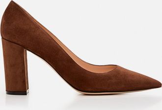 Gianvito Rossi Brown Slip On Pumps