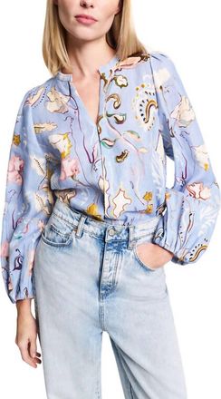 Dorothee Schumacher Floral Power Blouse In Wicked Flower