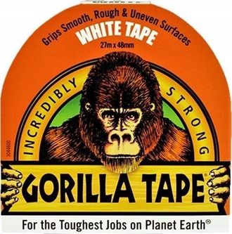 The Brush Company Gorilla Sports Nastro Di Riparazione Bianco 48 Mm X 27 M
