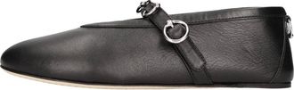 3Juin Bibi Ballerine - Dames - Ballerinas - Zwart - 36 EU - Leer - Schoenen