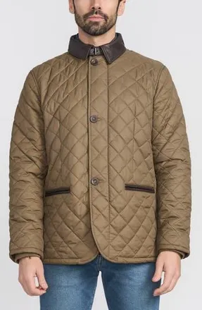 Flynt Diamond Quilted Jacket in Khaki at Nordstrom Rack, Size Xxx-Large