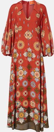 La DoubleJ Abito lungo Diva con stampa