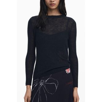 Desigual Gebreide Lange Mouwen Top