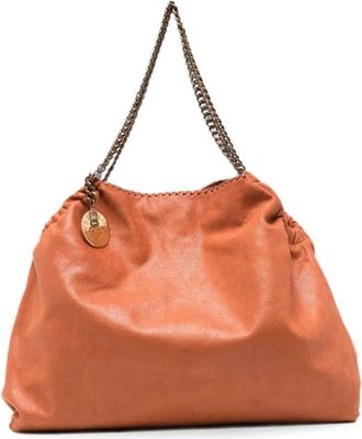 Stella McCartney Tote Bag - Dames - Schoudertassen - Oranje - ONE Size - Leer - Tassen