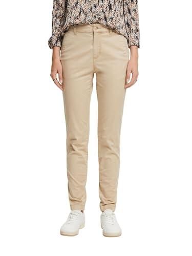 Pantalon Chiné élégant ESPRIT - Couleur Kaki Brillant, Taille 36, Occasion Très Bon état
