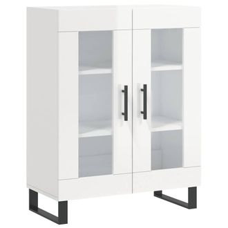 Berkfield Home Sideboard High Gloss White 69.5x34x90 cm Engineered Wood