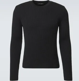 Our Legacy Compact ribbed-knit wool sweater